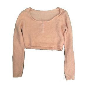 Pink Fuzzy Sweater